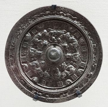 Bronze mirror of Chinese origin