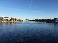 Otra river between Lund and Kvadraturen