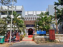 Entrance to a building from roadside