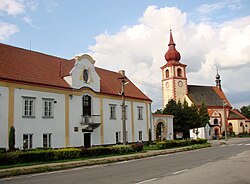 Chateau and the Church of Saint Vitus