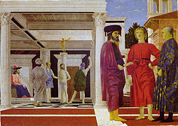La flagelación, de Piero della Francesca, 1444-1469 .