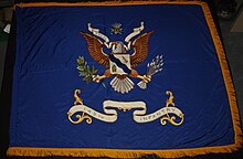 Post-1928 Regimental Colors of the 145th Infantry Regiment