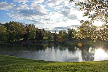 East side of golf course