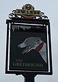 Sign for the Greyhound taken in 2016