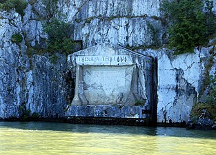 Tabula Traiana near Trajan's Bridge