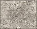 Image 11 Turgot map of Paris Map credit: Louis Bretez and Claude Lucas The Turgot map of Paris is a highly accurate and detailed map of the city of Paris, France, as it existed in the 1730s. It was published in 1739 as an atlas of twenty non-overlapping sectional bird's-eye-view maps, each approximately 50 cm × 80 cm (20 in × 31 in), in isometric perspective toward the southeast, as well as one simplified overview map with a four-by-five grid showing the layout of the twenty sectional maps. It has been described as "the first all-comprising graphical inventory of the capital, down to the last orchard and tree, detailing every house and naming even the most modest cul-de-sac". The complete map is shown here in its assembled form. Other sheets: '"`UNIQ--templatestyles-00000017-QINU`"' * Complete map * 1 * 2 * 3 * 4 * 5 * 6 * 7 * 8 * 9 * 10 * 11 * 12 * 13 * 14 * 15 * 16 * 17 * 18–19 * 20 More selected pictures