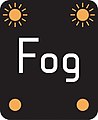 Risk of Fog ahead. Proceed with caution