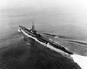 USS Pomfret (SS-391) in 1951, prior to her "Guppy IIA" modernization.