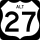 U.S. Highway 27 Alternate marker