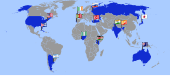 Map of recording countries of the Umoja album