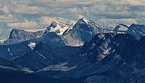 Monkhead, Mt. Charlton, Mt. Unwin from The Whistlers