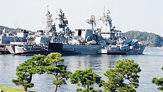 Visiting Port of Yokosuka, Japan in Oct. 2002