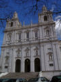 Mannerist façade of São Vicente de Fora in Lisbon (1582–1629)