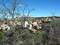 Vista parcial del caserío de Mas del Olmo, Ademuz (Valencia).