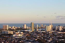Partial image of the city of Recife in Pernambuco