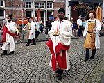 Seminarists carrying 'minor' reliquaries