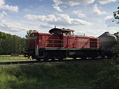 294 717-4 auf der Bahnstrecke Haidhof–Burglengenfeld (Mai 2020)