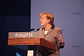 Bundeskanzlerin Angela Merkel auf dem CSU-Parteitag am 12. Dezember 2014 in Nürnberg