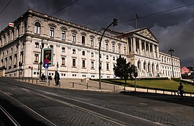 Façade du palais de São Bento.