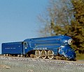 Model of Royal Blue (B&O train)       