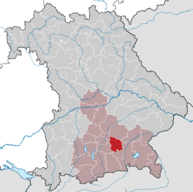 Localisation de Arrondissement d'Ebersberg