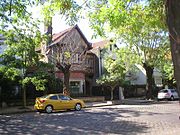 Casas de estilo alemán no distrito de Belgrano.