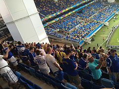 Bosnia-Herzegovina fans at Arena Pantanal