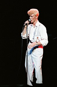 David Bowie saw commercial success during the early 1980s.
