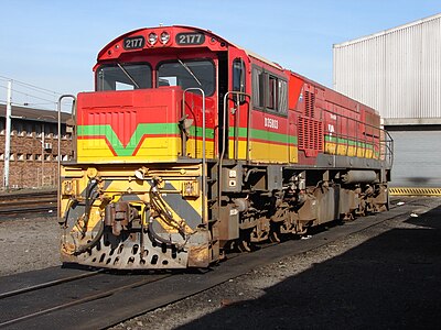 TFR no. D35-803 at Bellville Loco, 4 July 2017 (Ex QR 2170 Class no. 2177D)