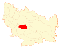 Location of the commune of Chillán Viejo in the Ñuble Region