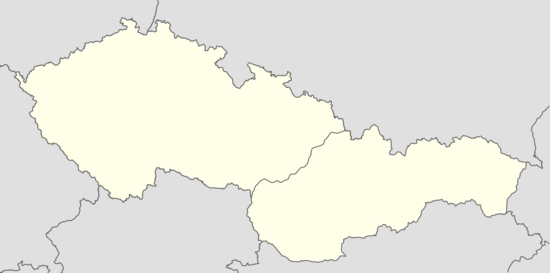 1982–83 Czechoslovak First League is located in Czechoslovakia