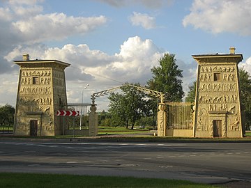Egyptian Gate of Tsarskoye Selo, Saint Petersburg, Russia, unknown architect, 1829