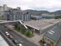 Automotive Engineering Labs, flat building, blue building to the left of it: Alte Poststrasse 154, Graz