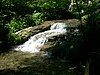 Chute d'eau sur le cours du Flon.