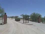 Entrance of the Florence Cemetery.