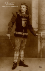 Étienne Gibert dans le rôle du Chevalier Roland en 1889 (Esclarmonde - Jules Massenet - Opéra comique )