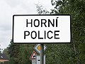 Horní Police, town sign