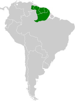 Distribución geográfica del hormiguero cantarín.