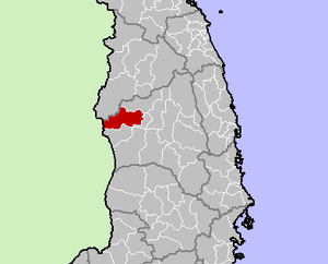 Location in Gia Lai province