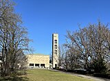 Neue Kirche Wollishofen, Ansicht von Südosten