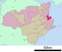 Location of Komatsushima