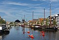 Leiden, view to Kort Galgewater fromf Prinsessekade
