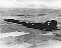מטוס ה-SR-71 מספר זנב 974 מעל ארצות הברית, זה היה בין המטוסים בפריסה המבצעית הראשונה ביפן.