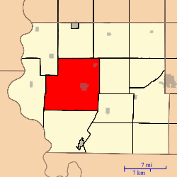 Location in Fremont County