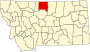 Hill County map
