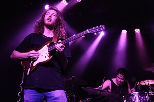 Naked Giants performing at The Showbox in Seattle, Washington in October 2018