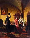 False Dmitry takes an oath of allegiance to king Sigismund III Vasa (1874)