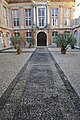 Calade de galets de Garonne à l'hôtel de Nupces, Toulouse,XVIIIe siècle.