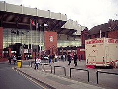 Le stade d'Anfield