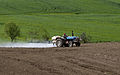 Image 27Pesticide application for chemical control of nematodes in a sunflower planted field. Karaisalı, Adana - Turkey. (from Agricultural safety and health)